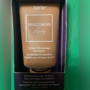 Tarte, amazonian clay, 16 hour full coverage foundation, 51S/deep sand.